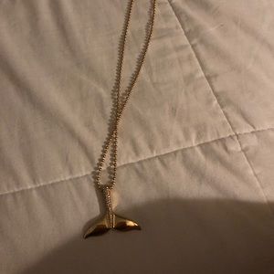 Kate spade rare whale tail necklace